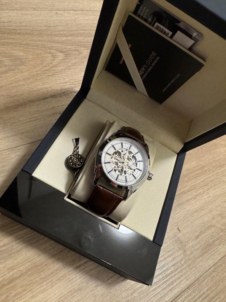 Martyn Line Horloge's - Nieuw in Doos, Sieraden, Tassen en Uiterlijk, Horloges | Heren, Overige merken, Leer, Staal, Polshorloge