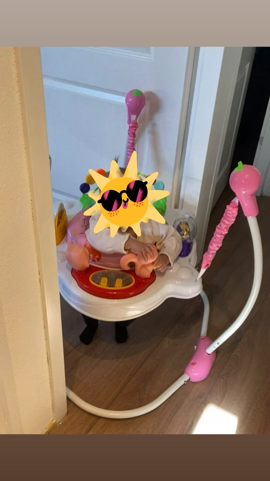 Baby jumper, Ophalen, Zo goed als nieuw
