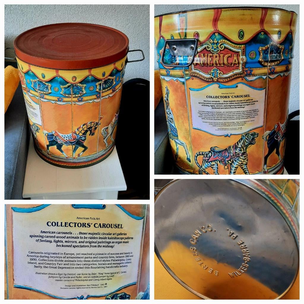 American Carrousel collectors blik ,XXL, prima staat, Ophalen, Zo goed als nieuw, Overige
