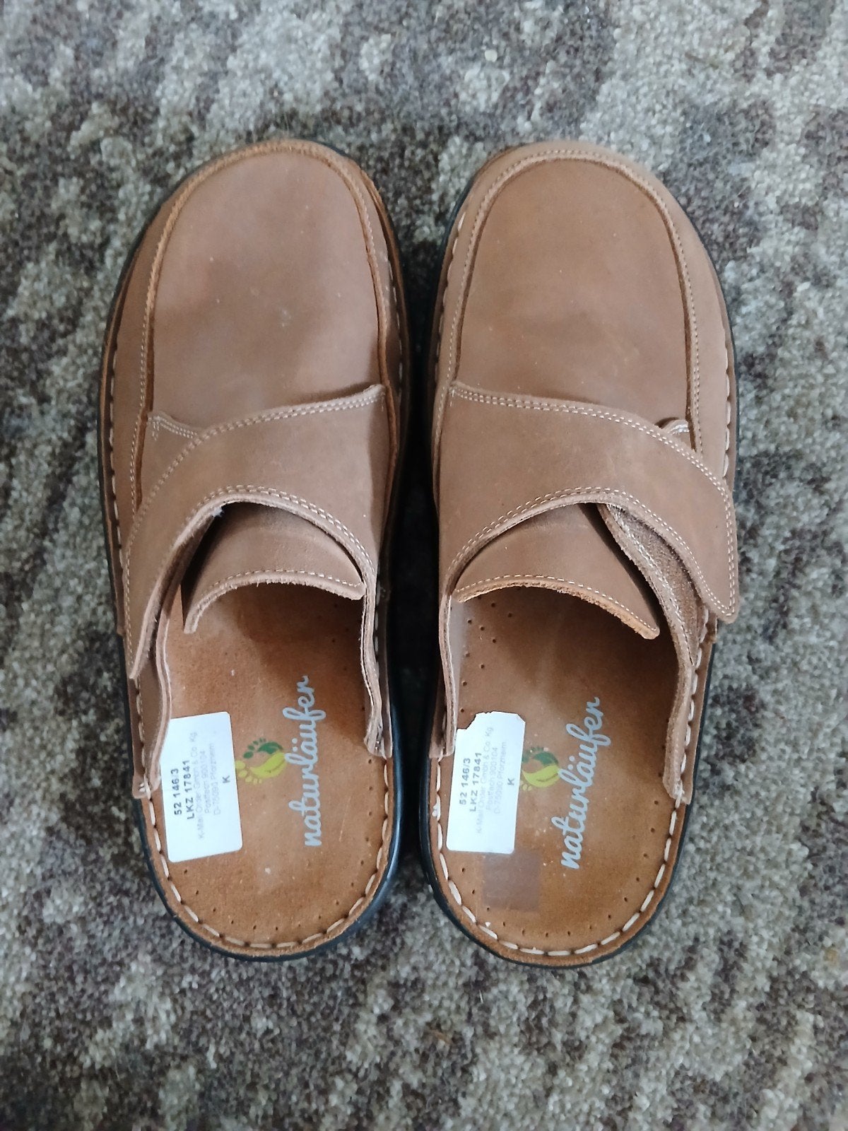 Naturlaüfer Heren Instappers - Maat 43 - Nieuw, Bruin, Zo goed als nieuw, Loafers, Ophalen