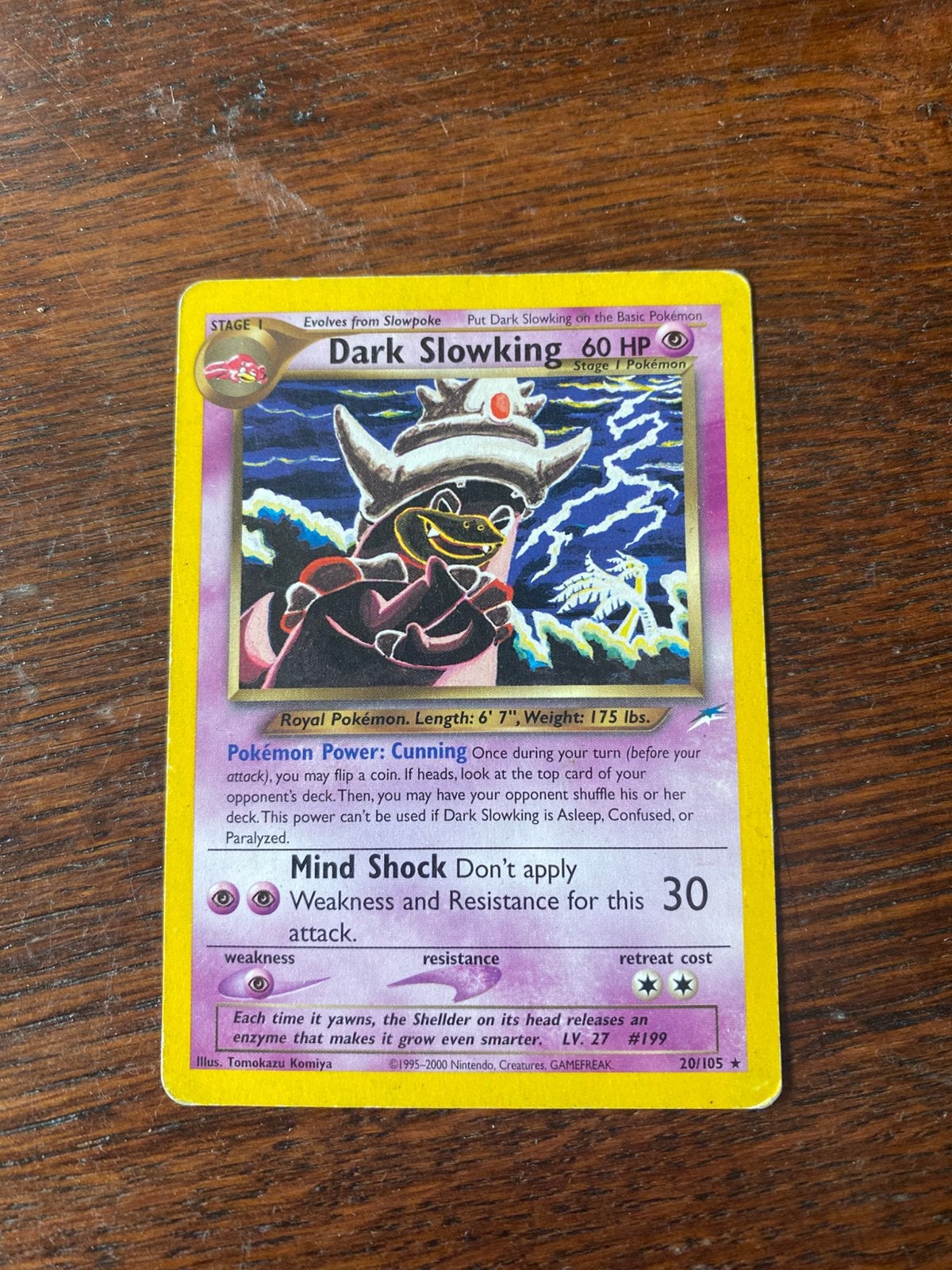Dark slowking 10/105, Ophalen of Verzenden, Gebruikt