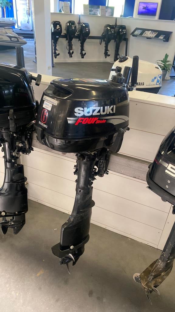 Suzuki 6 pk 4-takt kort knuppel vaarseizoen garantie, Ophalen, 5 tot 10 pk, Dave@allesmarine.nl, Zo goed als nieuw
