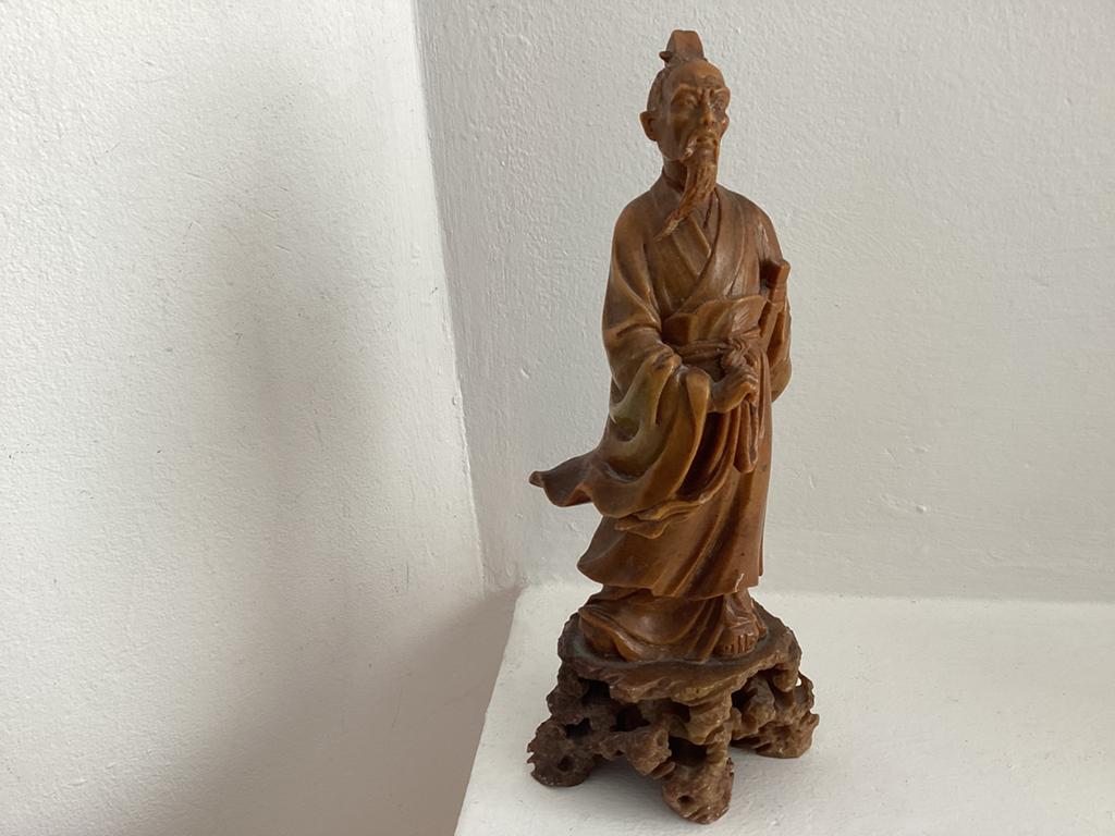 Beeld Chinees speksteen, Antiek en Kunst, Ophalen of Verzenden