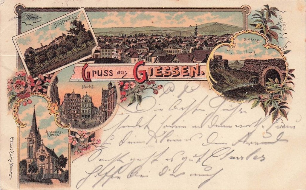 703-164-013 Giessen, Verzamelen, Verzenden, Voor 1920, Duitsland