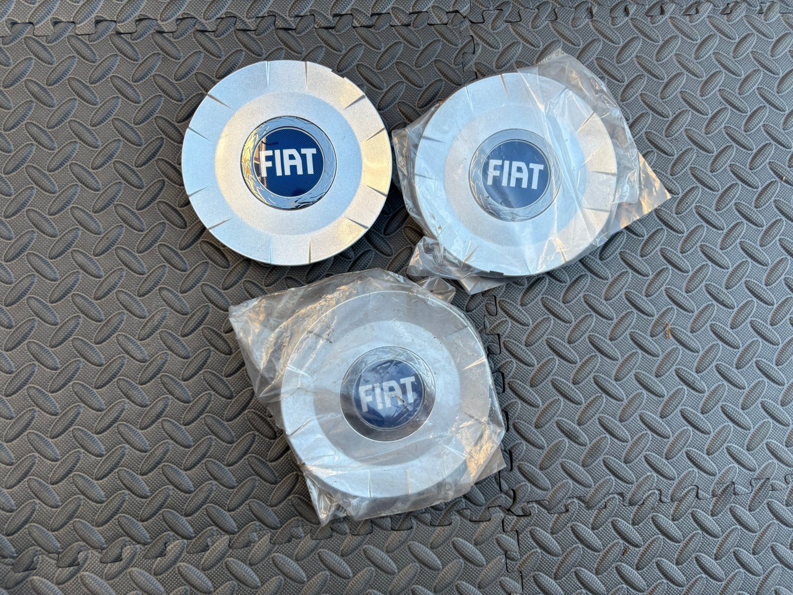 3 originele Fiat Stilo naafdoppen, Ophalen of Verzenden, Gebruikt