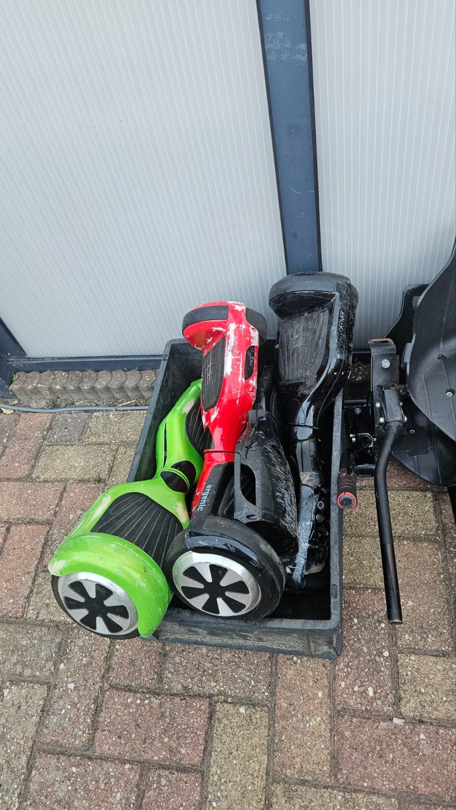Oxboard 4 stuks, voor onderdelen of accu vervangen, Kinderen en Baby's, Speelgoed | Buiten | Accuvoertuigen, Ophalen, Gebruikt