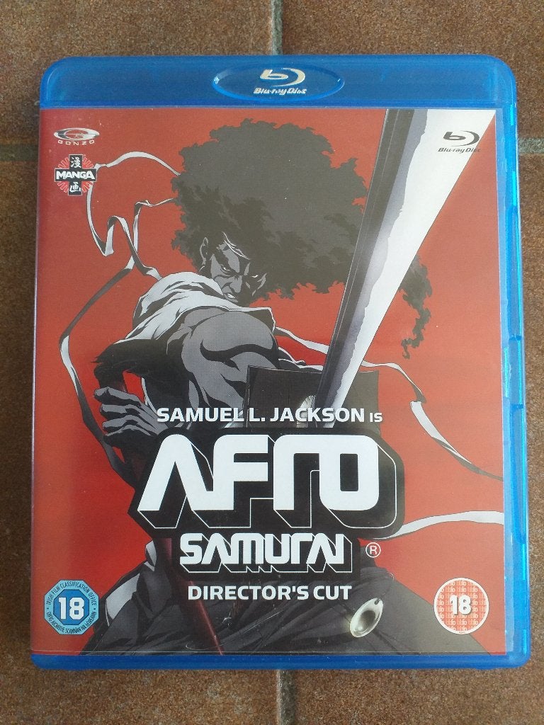 Afro Samurai Bluray, Vanaf 18 jaar, Engels, Ophalen of Verzenden, Zo goed als nieuw
