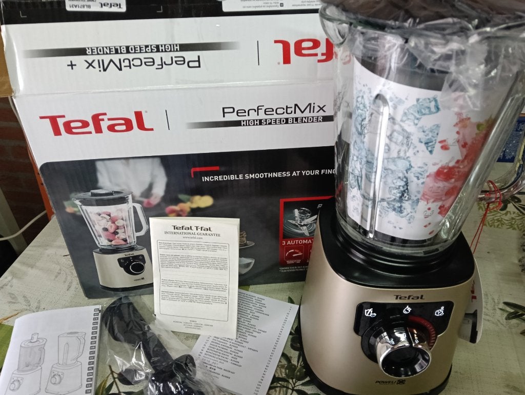 Tefal PerfectMix+ BL871A - High-Speed Blender - 1.5L, Witgoed en Apparatuur, Blenders, Ophalen, Nieuw, Blender
