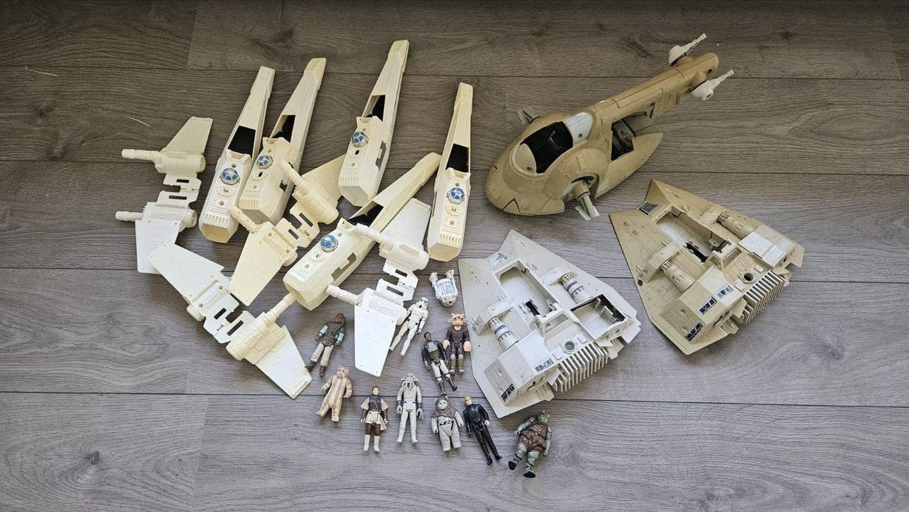 Star Wars Vintage X-wings,, Snowspeeders & Figuren, Ophalen of Verzenden, Gebruikt, Actiefiguurtje
