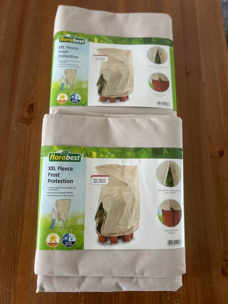 Nieuw :2x XXL plantenhoes.Vorstbestendig (240x220), Overige soorten, Volle zon, Vaste plant, Ophalen of Verzenden