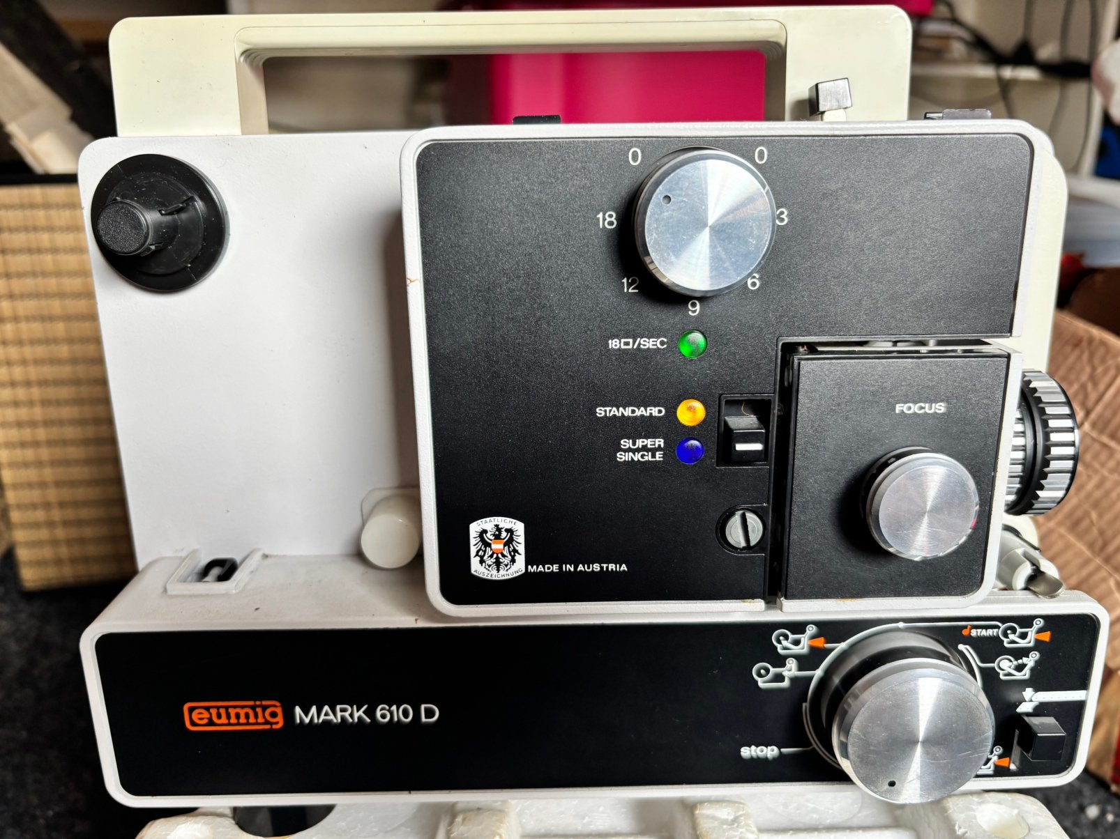 Eumig Mark 610 D Super 8 Filmprojector, Ophalen, Gebruikt