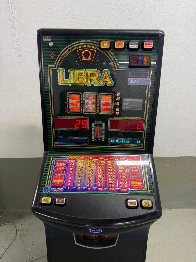 Elam Libra en Gemini Gokautomaat, Verzamelen, Automaten | Gokkasten en Fruitautomaten, Euro, Ophalen, Gebruikt, Met sleutels