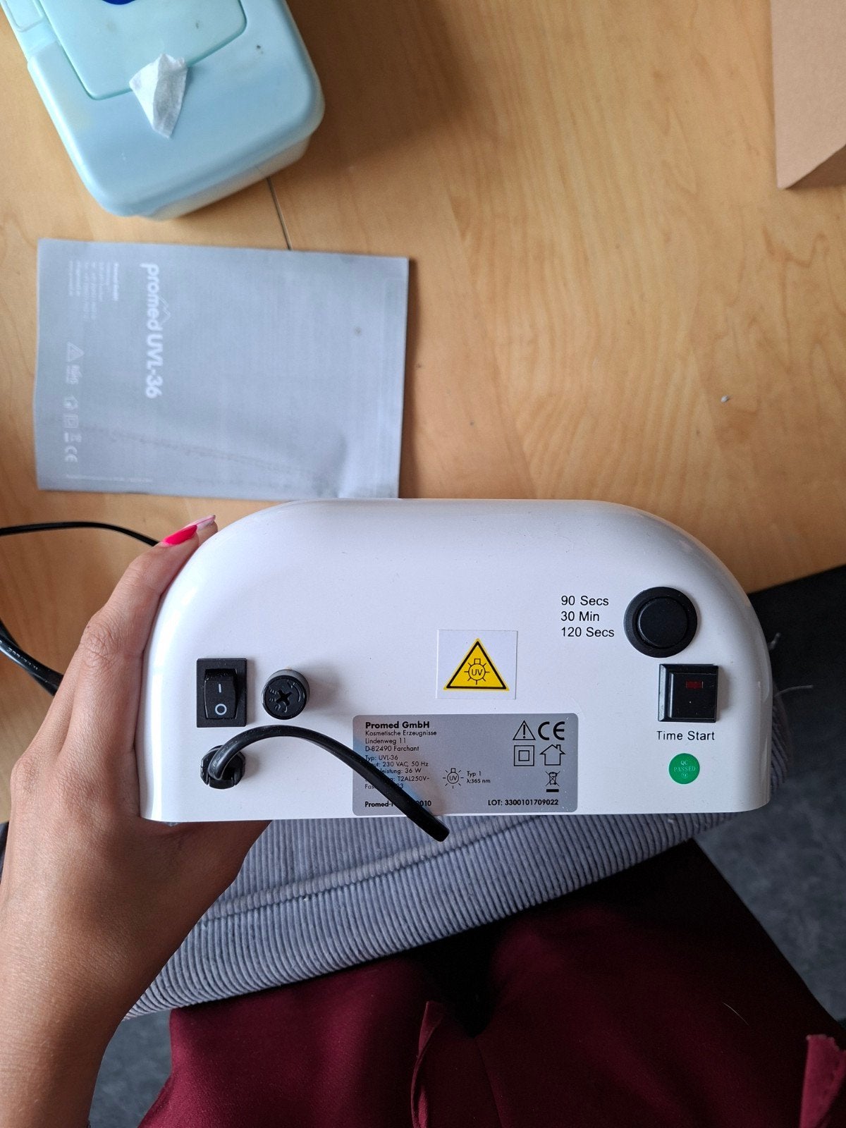 Promed UVL-36 UV-lamp voor nagels, Ophalen of Verzenden, Overige typen