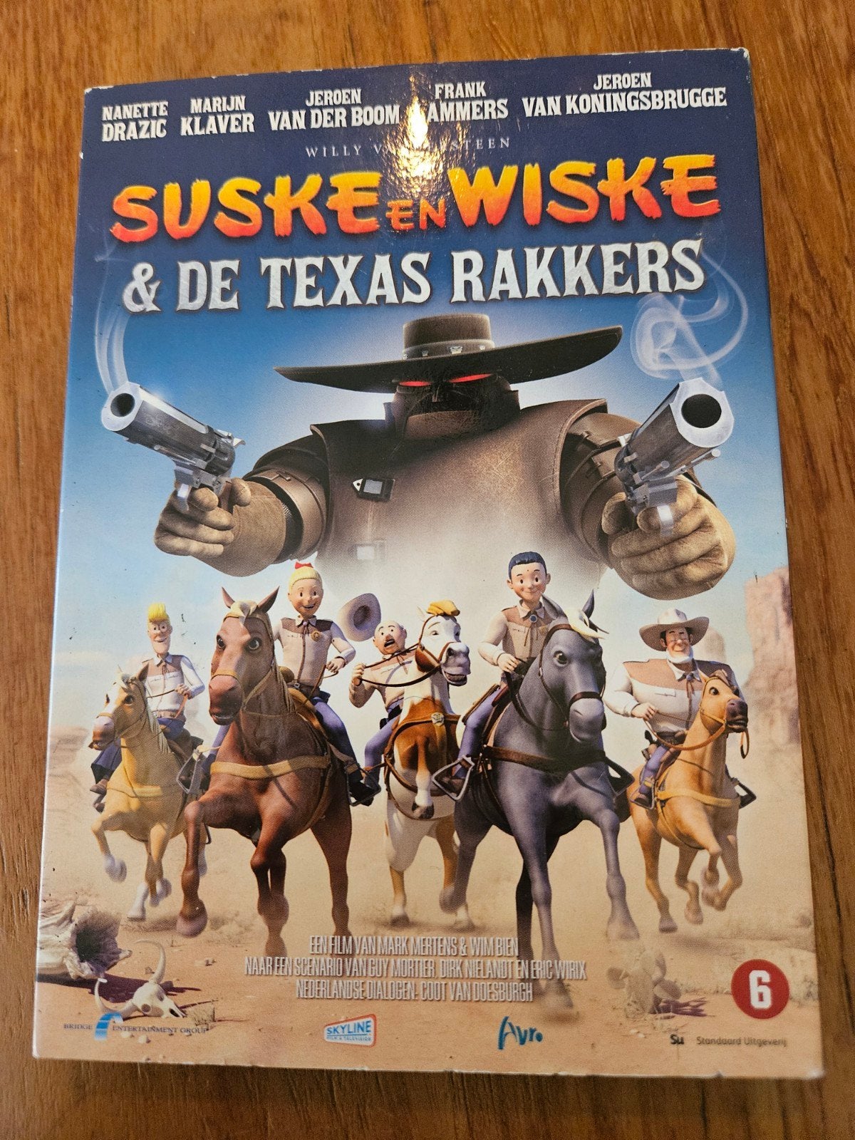 Suske en Wiske & De Texas Rakkers DVD, Gebruikt, Animatie, Nederlands, Vanaf 6 jaar