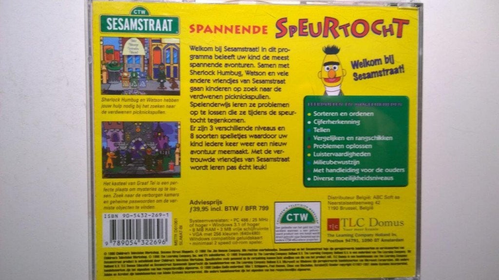 Sesamstraat - Spannende Speurtocht, Ophalen of Verzenden, Zo goed als nieuw, Album, Educatief
