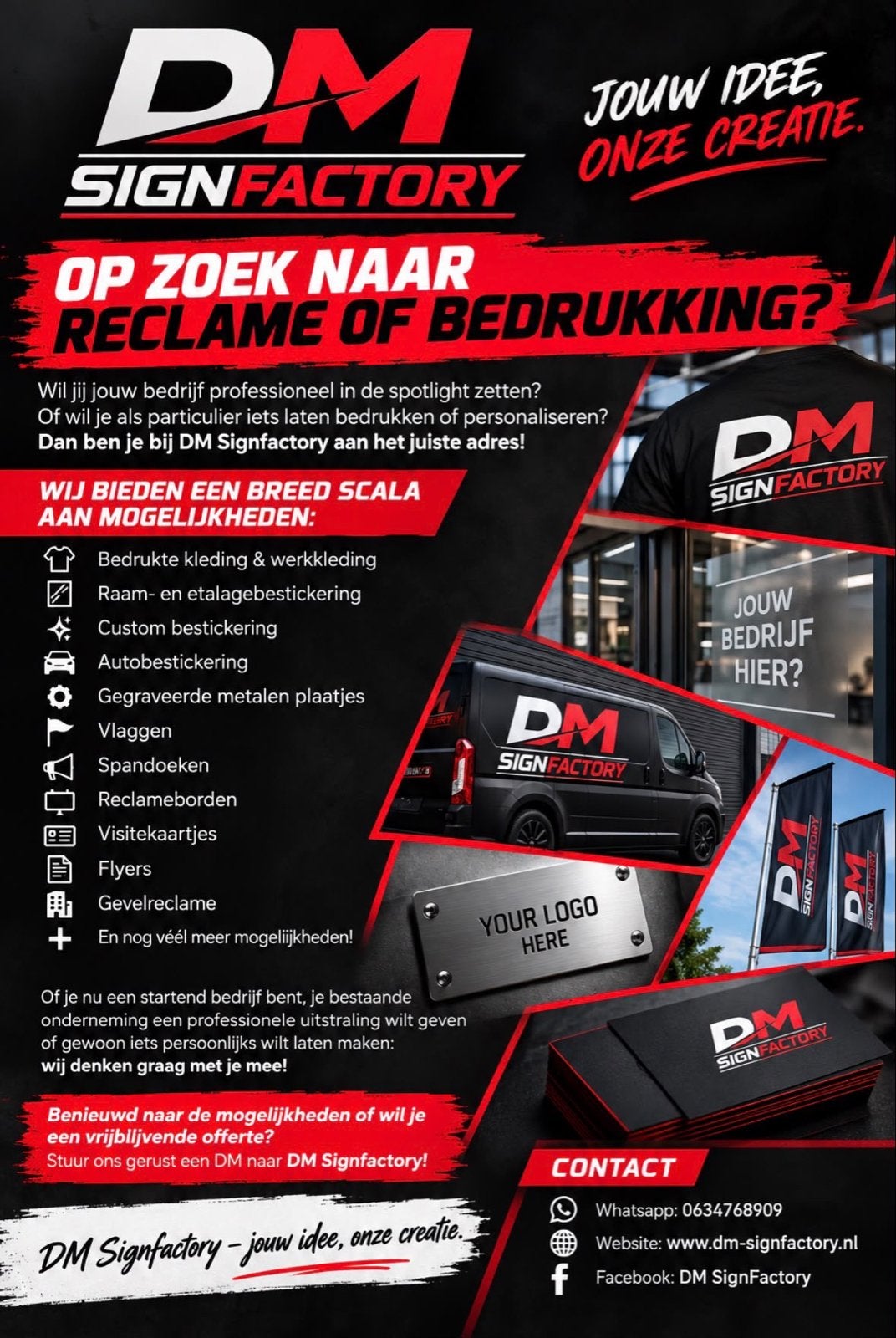 Reclame voor bedrijven & particulieren, Ophalen of Verzenden, Nieuw