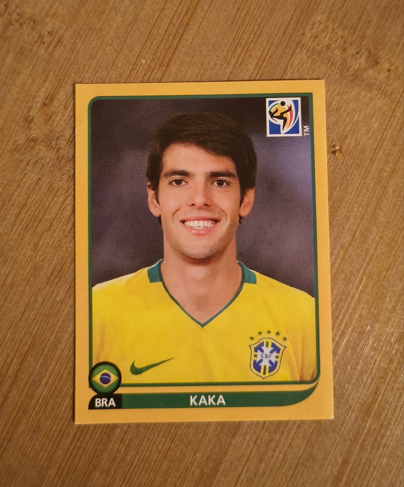 Kaka Panini WK 2010 Sticker - Brazilië, Ophalen of Verzenden