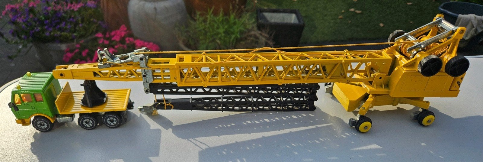 Siku 4011 Mercedes 2232 Torenkraan 1:55, Ophalen of Verzenden, Zo goed als nieuw, Bus of Vrachtwagen, SIKU