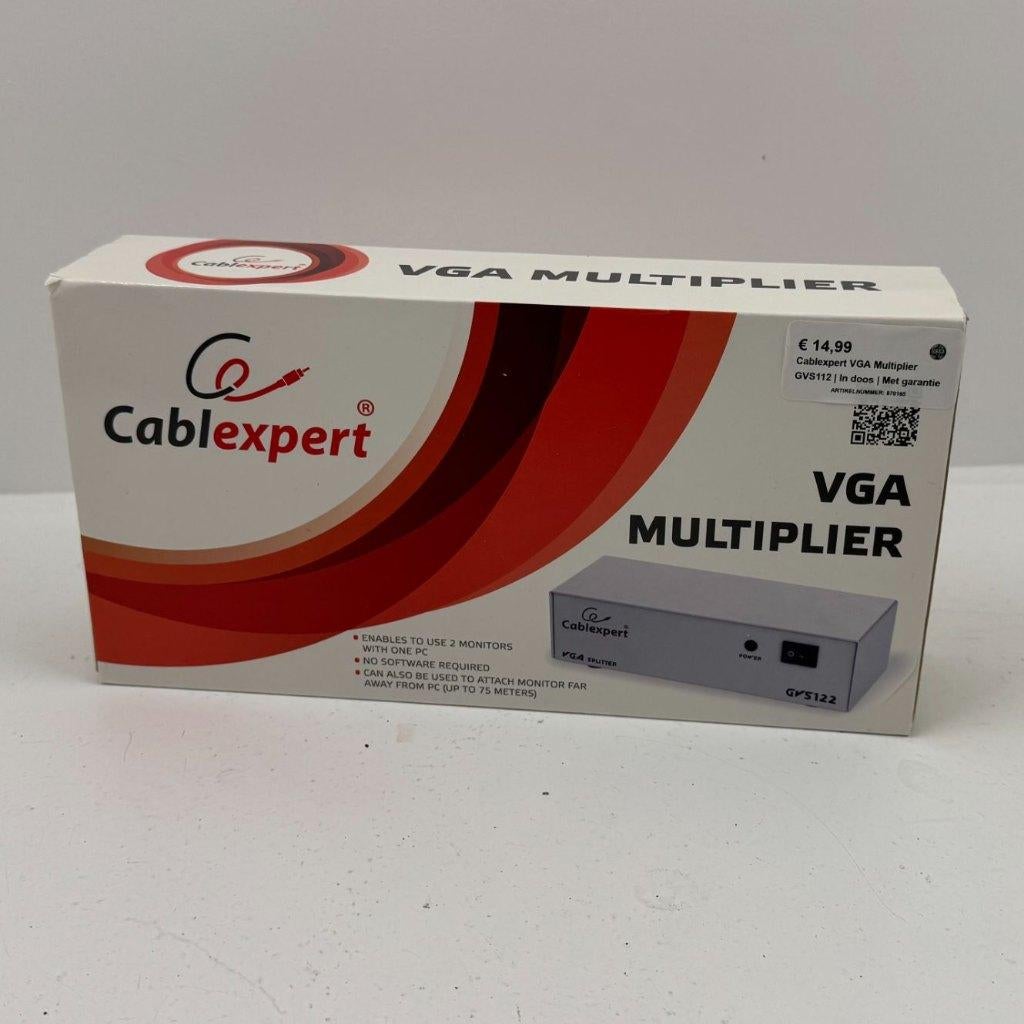 Cablexpert VGA Multiplier GVS112 | In doos | Met garantie, Computers en Software, Pc- en Netwerkkabels, Dordrecht@usedproducts.nl