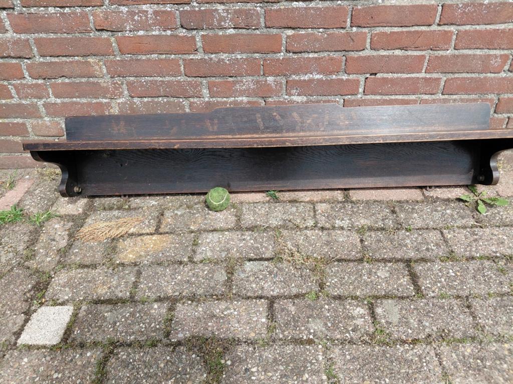 Vintage boekenplank  wandplank, Ophalen