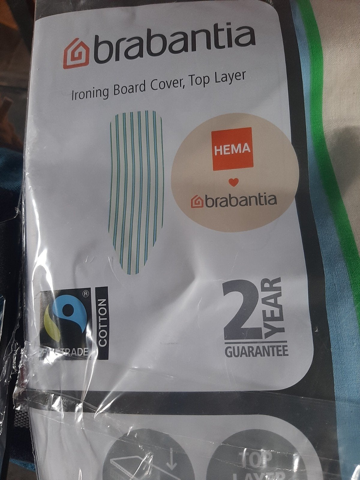 Brabantia strijkplank overtrek Hema, Ophalen, Nieuw