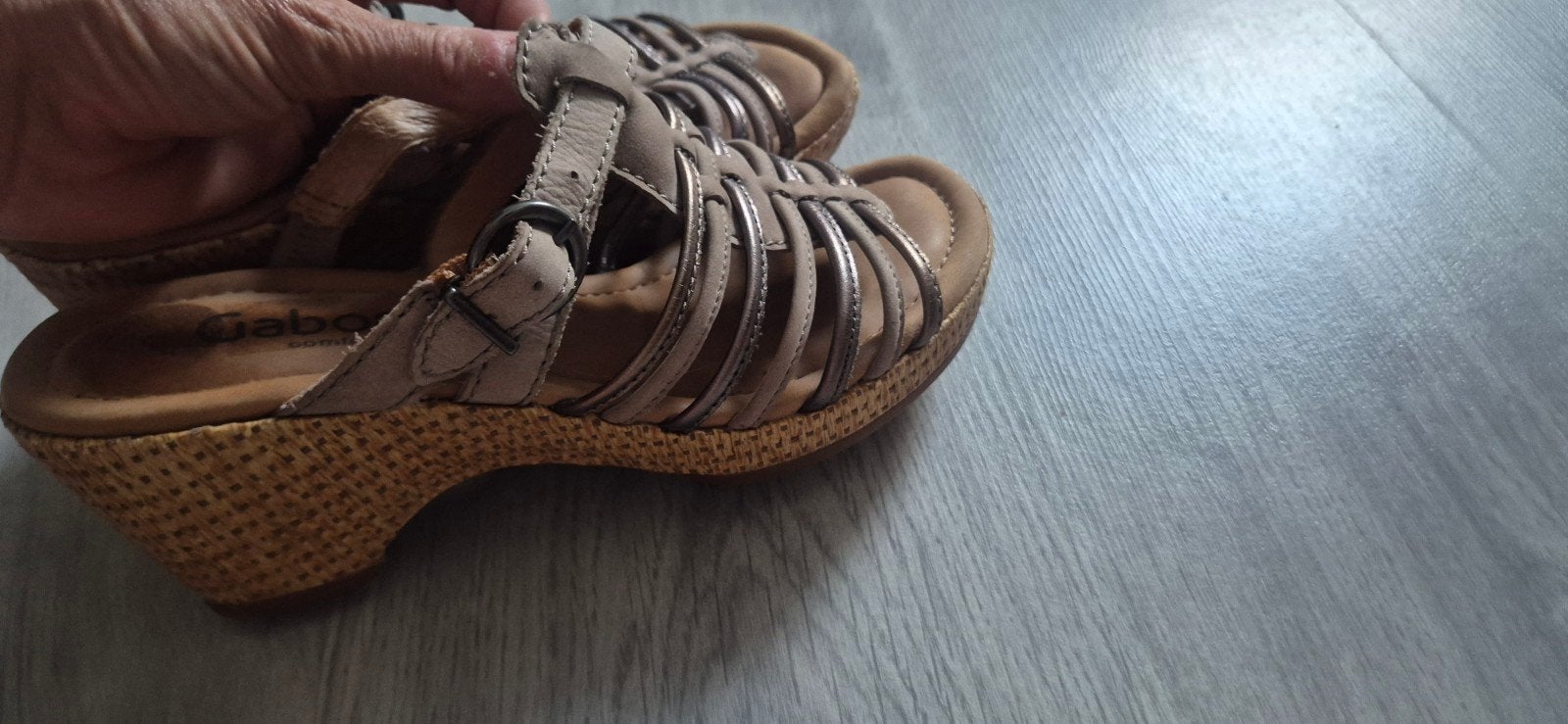 Leuke sandalen van Gabor, Kleding | Dames, Schoenen, Bruin, Gabor, Zo goed als nieuw, Sandalen of Muiltjes
