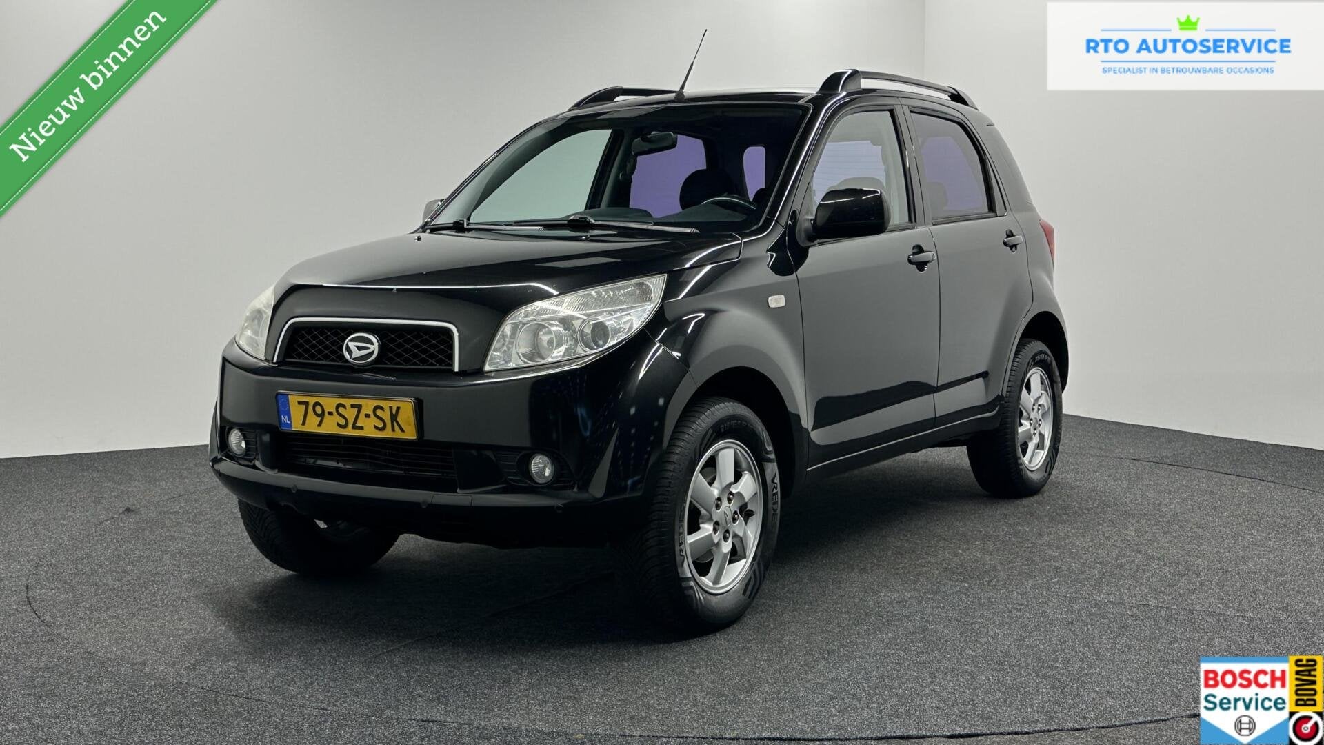 Daihatsu Terios 1.5-16v 2WD AIRCO LM TREKHAAK., Auto's, 13 km/l, 1350 kg, Zwart, Met garantie (alle)
