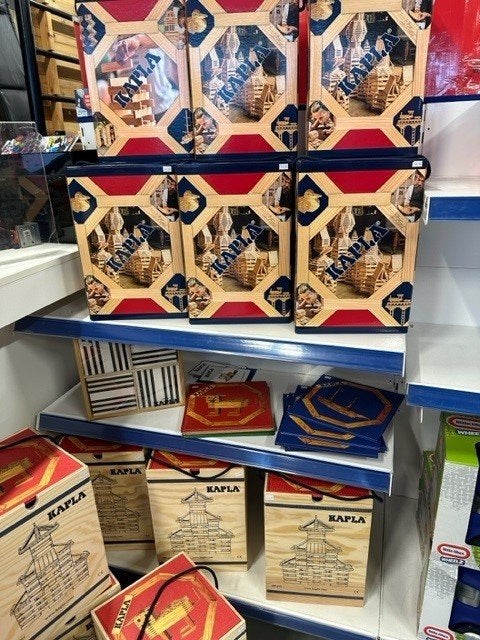 KAPLA Blank met Voorbeeldboek Blauw 280 nu €89.95, Ophalen of Verzenden, Nieuw, Overige merken