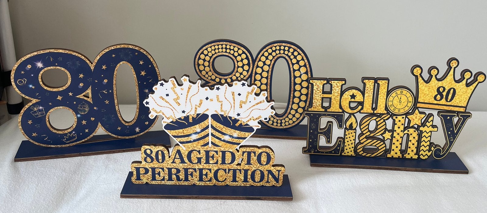 Versiering 80 jaar NIEUW, Ophalen of Verzenden, Zo goed als nieuw, Versiering, Verjaardag