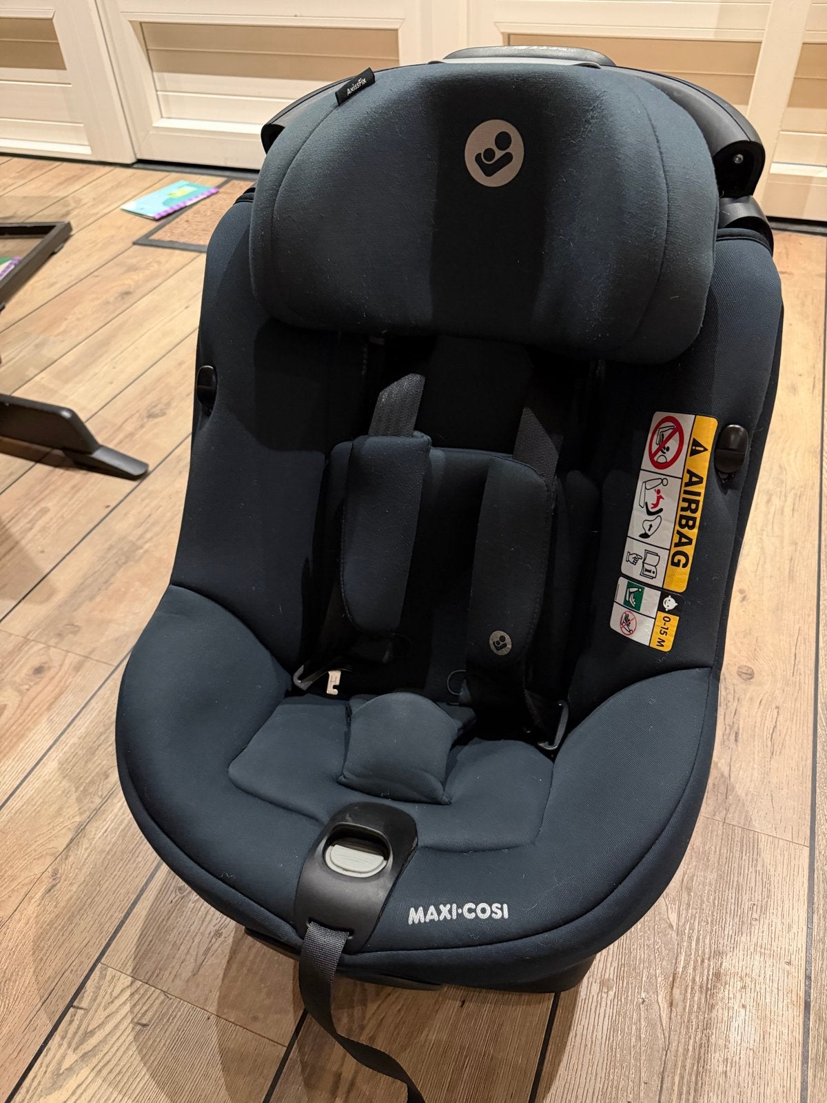 Maxi Cosi Axissfix autostoel 360 graden draaifunctie, Ophalen, Gebruikt, 0 t/m 18 kg, Verstelbare rugleuning