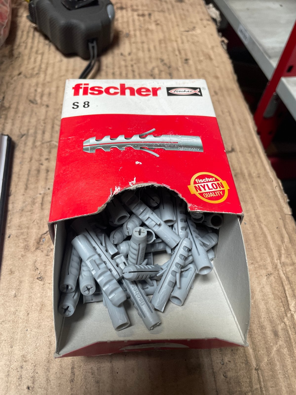 Fischer S8 pluggen - Nylon kwaliteit, Made in Germany, Ophalen, Nieuw