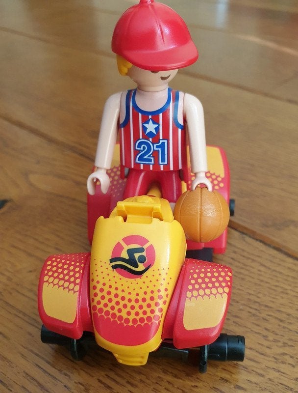 Playmobil 71040 quad motor & sportman/ strandwacht & bal, Ophalen of Verzenden, Nieuw, Losse onderdelen