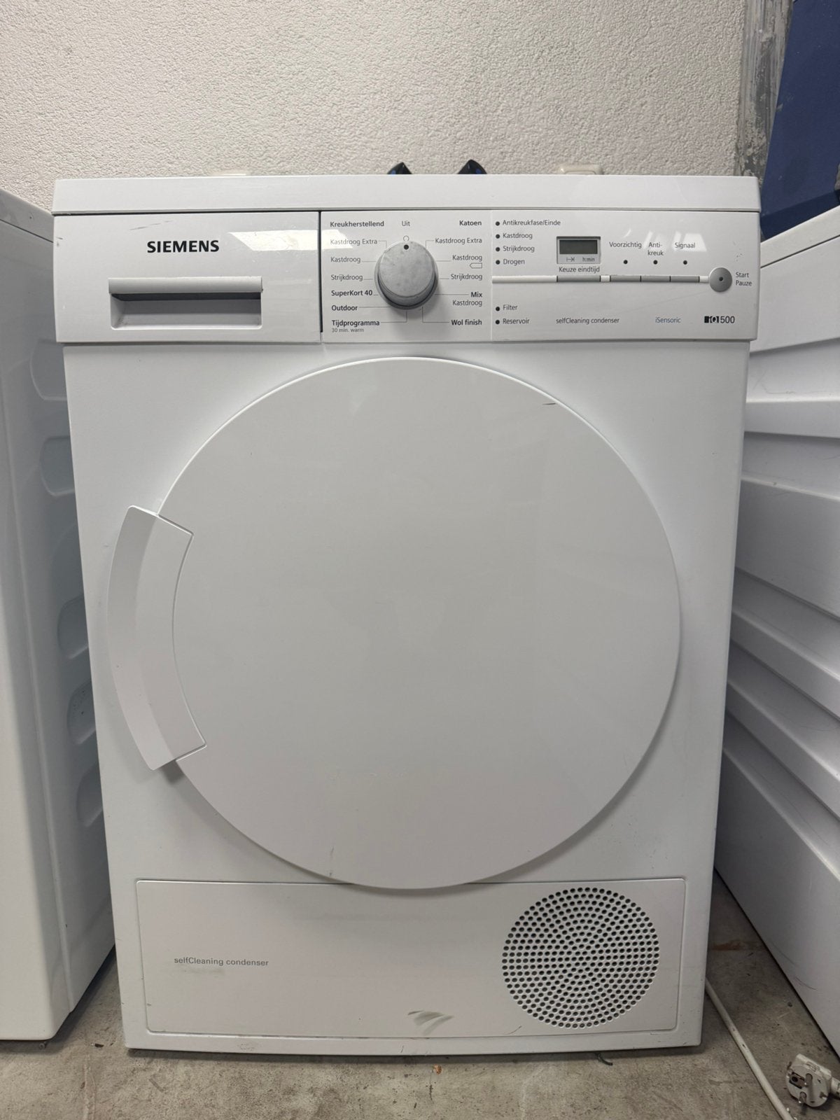 Siemens warmtepomp droger, Witgoed en Apparatuur, Wasdrogers, Ophalen, 6 tot 8 kg, Gebruikt, Overige typen