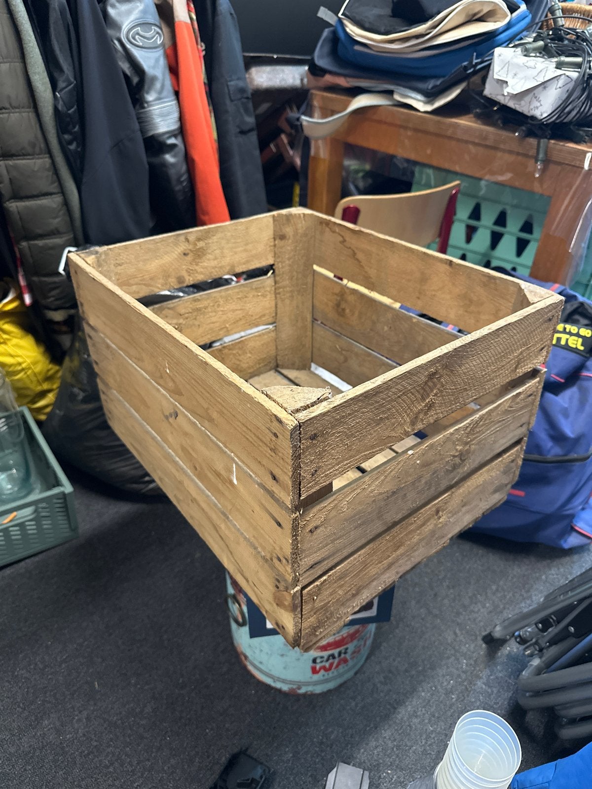Fruitkrat Houten krat - Ideaal voor opslag of decoratie, Ophalen, Gebruikt, 40 tot 60 cm, Minder dan 50 cm