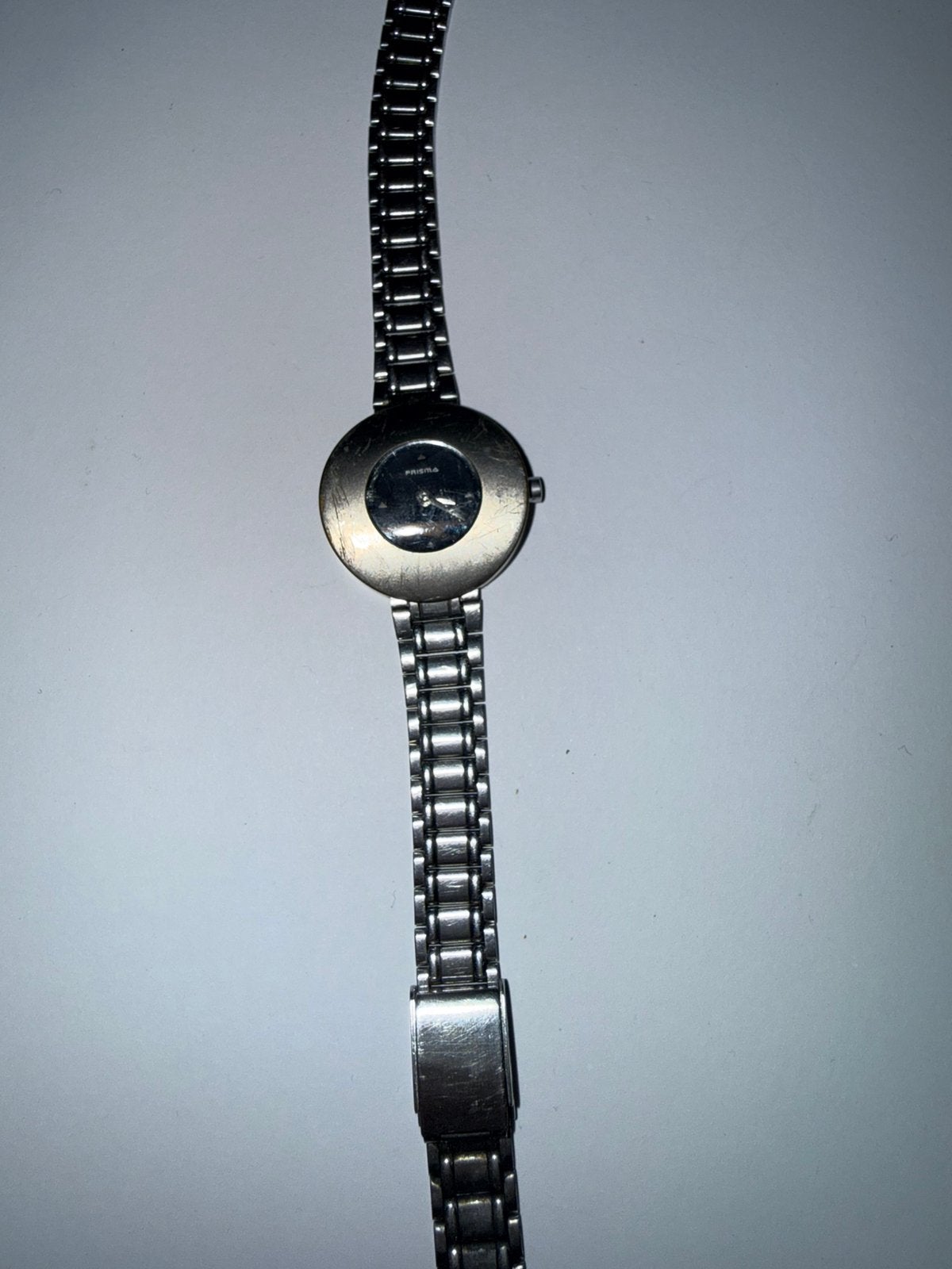 Prisma dameshorloge met metalen band – vintage, Overige merken, Staal, Gebruikt, Staal