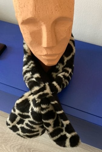Imitatie bont sjaal van King louie, lengte 87 cm, gevoerd, Maat 38/40 (M), King Louis, Ophalen of Verzenden, Zo goed als nieuw