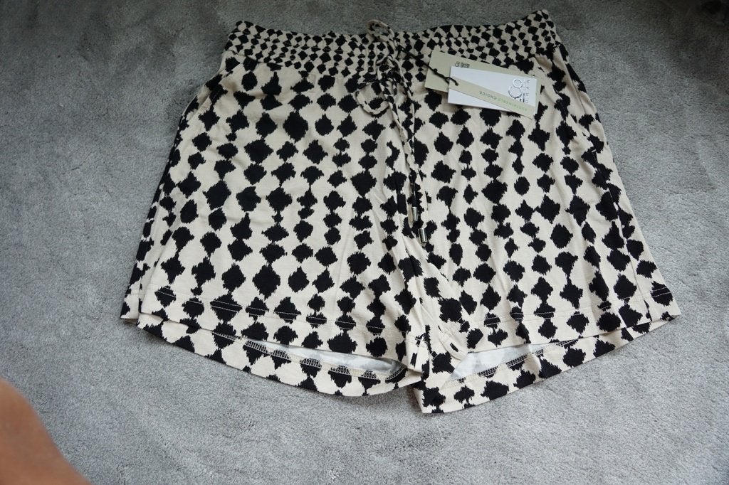 Mooie Nieuwe korte broek van &Co Woman mt M 38/40 zwart/wit, Maat 38/40 (M), Kort, Zwart, &Co Woman
