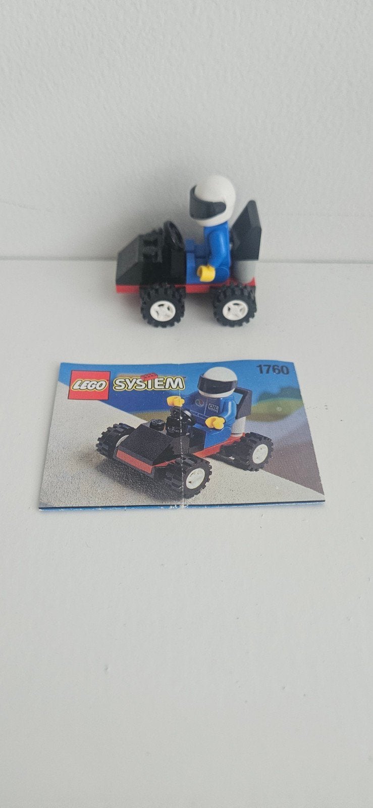 Lego System 1760 Race Car met Minifiguur, Ophalen, Compleet, Gebruikt, Overige thema's