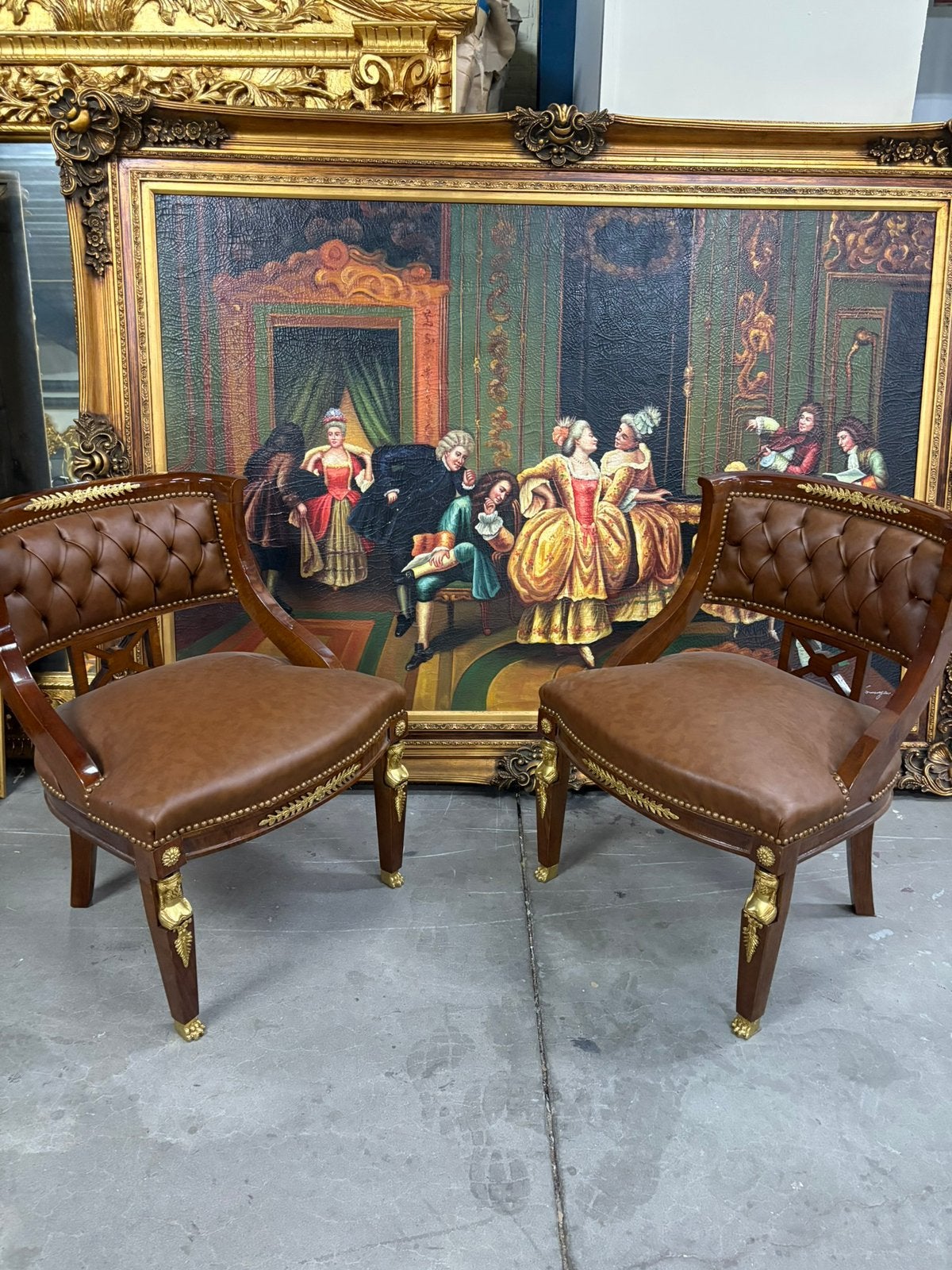 2 empire stoelen, Ophalen of Verzenden