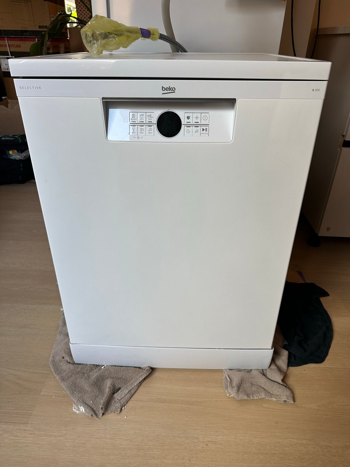 Beko B300 Vrijstaande Vaatwasser, Ophalen, Gebruikt, 60 cm of meer, Eco programma