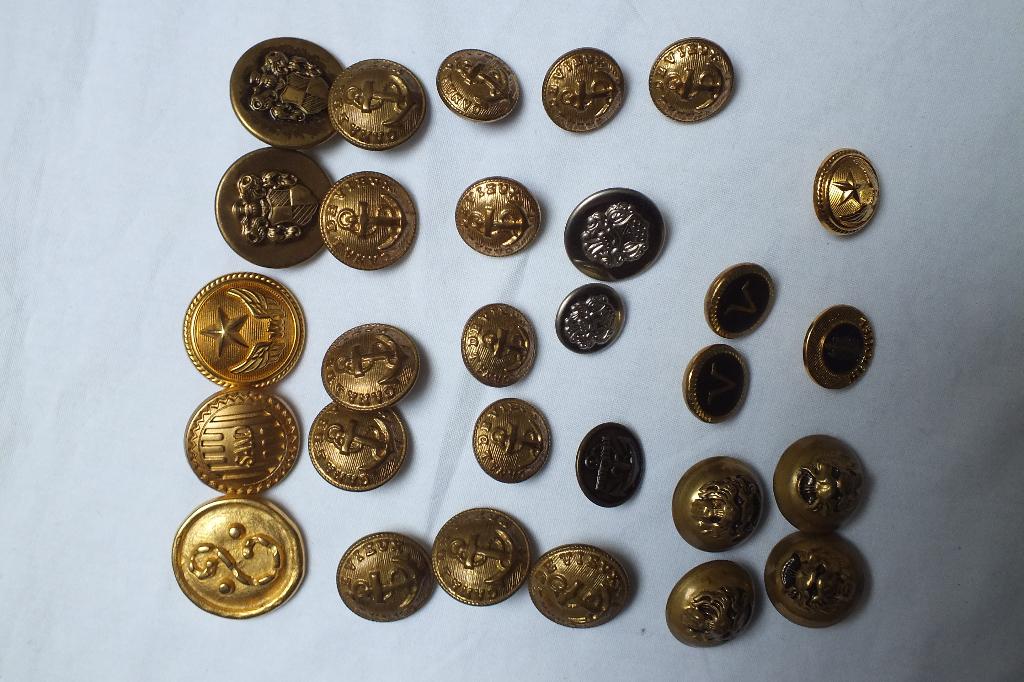 29x knopen., Ophalen of Verzenden, Overige soorten, Overige gebieden, Kleding of Schoenen