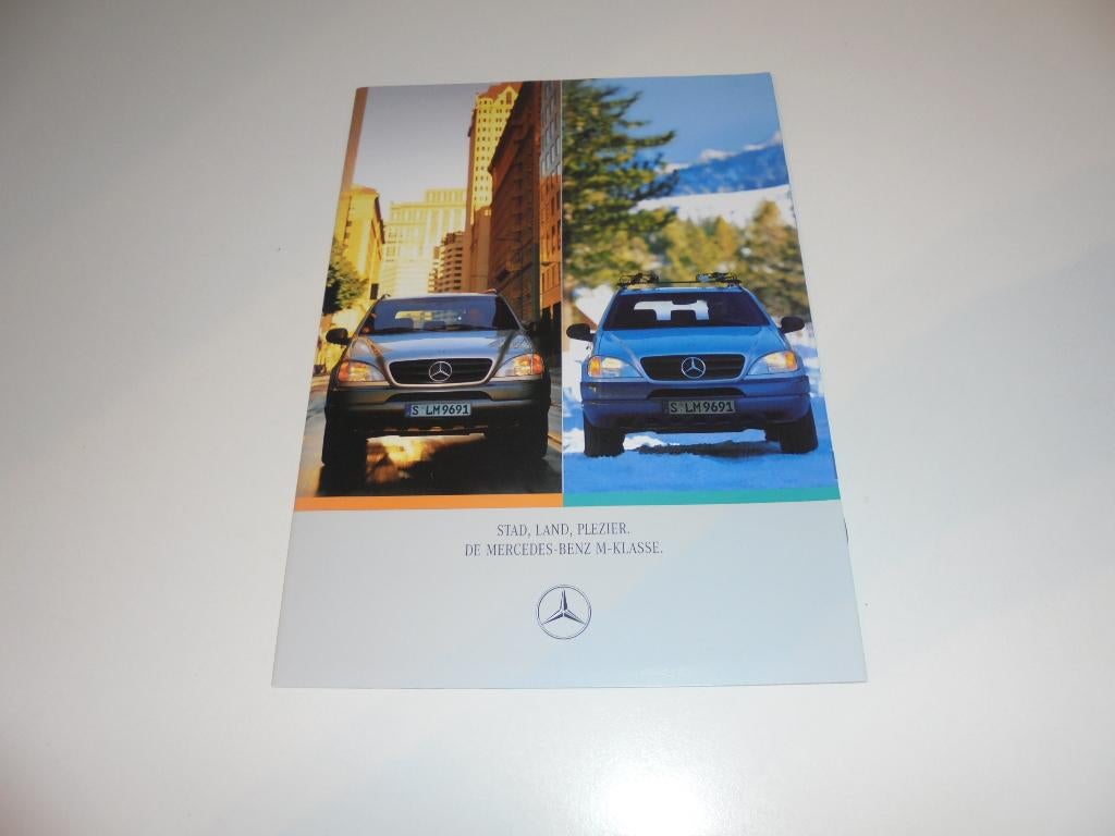 brochure Mercedes M-klasse  1997, Ophalen of Verzenden, Nieuw, Mercedes