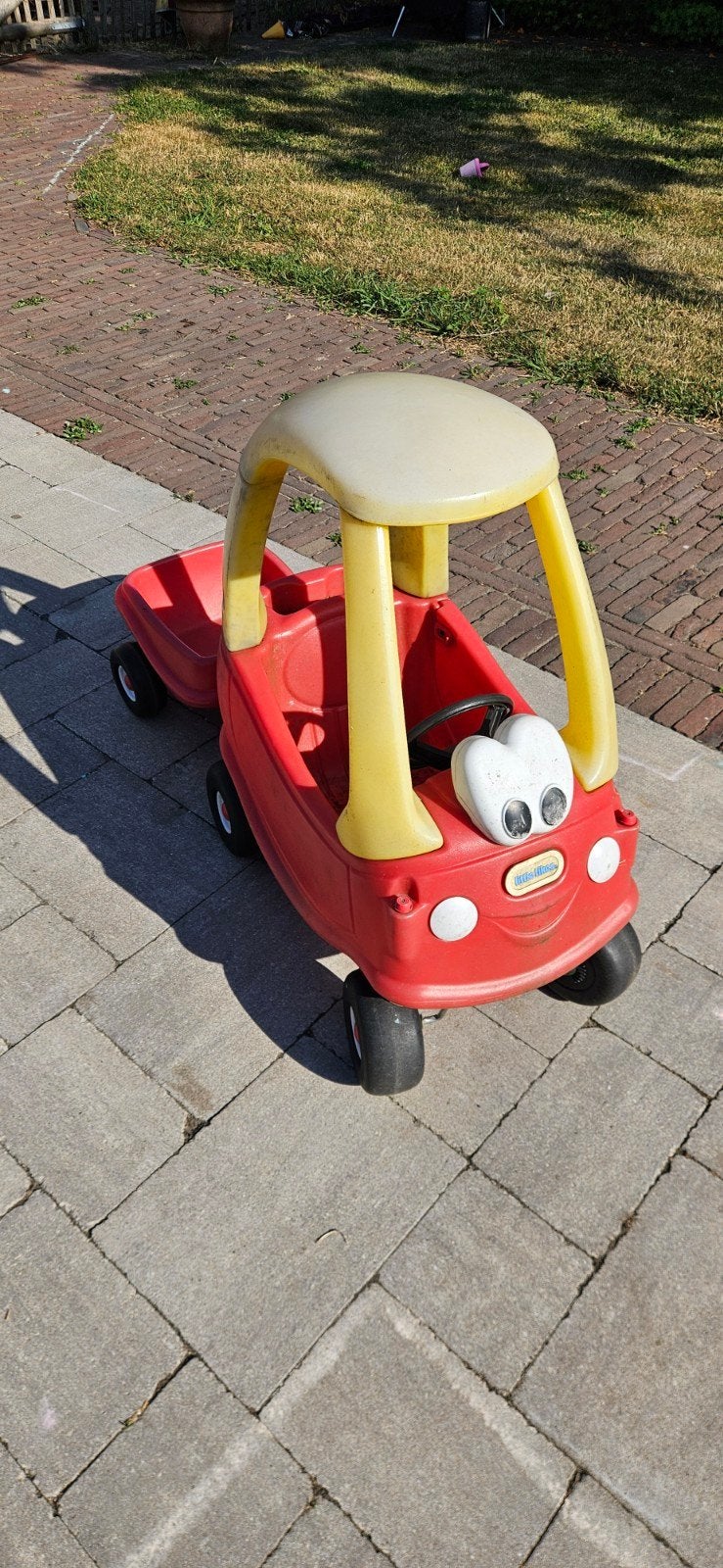 Little Tikes Cozy Coupe met aanhanger, Ophalen, Gebruikt, Loopvoertuig