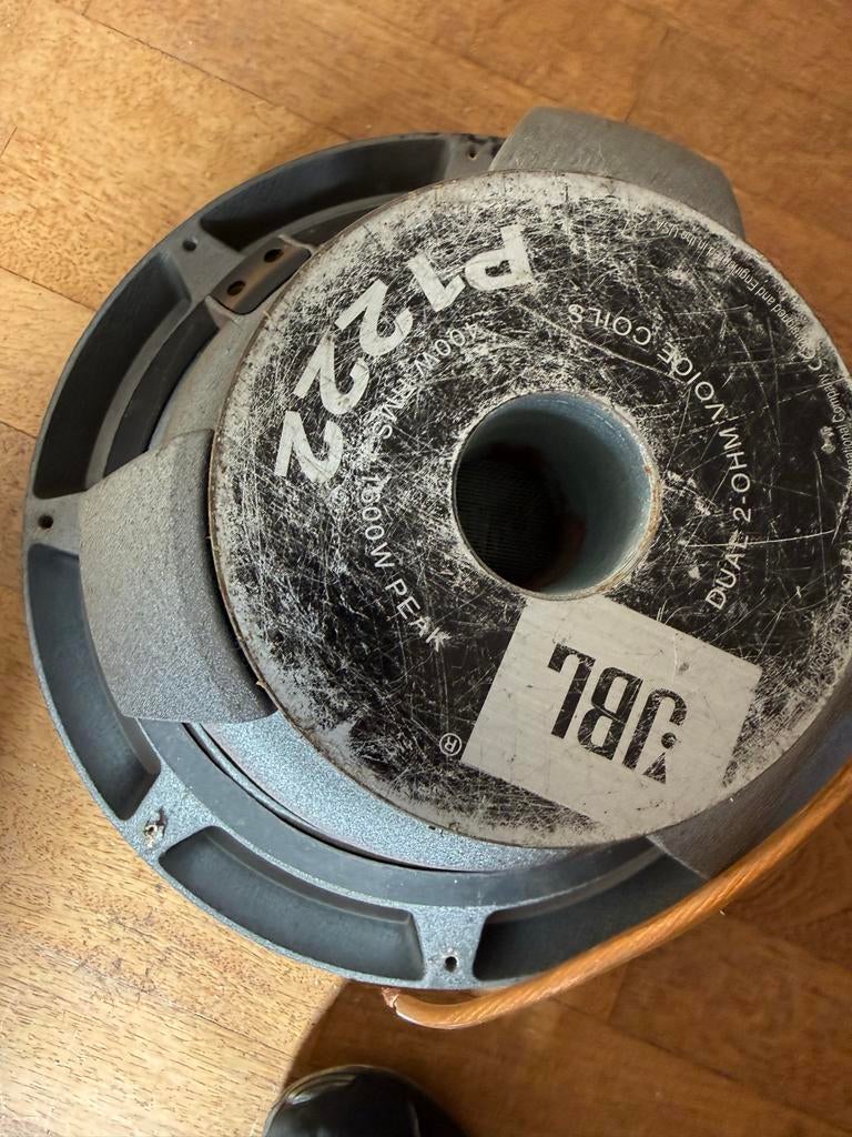 2x JBL P1222 Subwoofer 1600 w, Ophalen, Gebruikt, Subwoofer, JBL