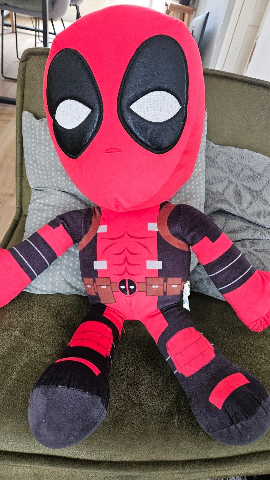 Deadpool marvel grote knuffel, Ophalen of Verzenden, Overige typen