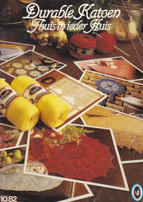 Durable Katoen - Thuis in ieder Huis - 10/82 - haakpatronen, Ophalen of Verzenden, Zo goed als nieuw, Haken, Patroon of Boek
