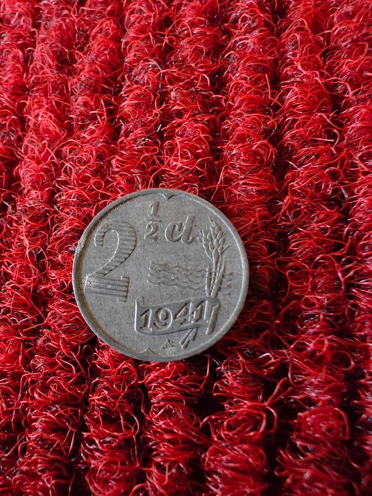 2½ cent munt Nederland 1941 Koningin Wilhelmina, Ophalen of Verzenden, Koningin Wilhelmina, 2½ gulden, Losse munt