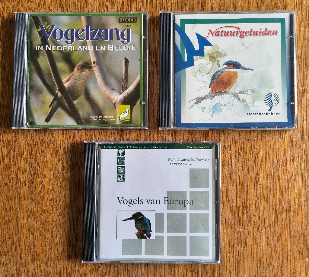 3 CD's Vogelzang. Natuurgeluiden. Vogels van Europa, Cd's en Dvd's, Ophalen of Verzenden, Gebruikt