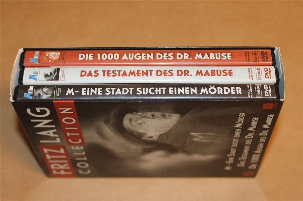 Fritz Lang Collection — Mabuse Trilogie & M Klassiekers DVD, Ophalen of Verzenden, Gelezen