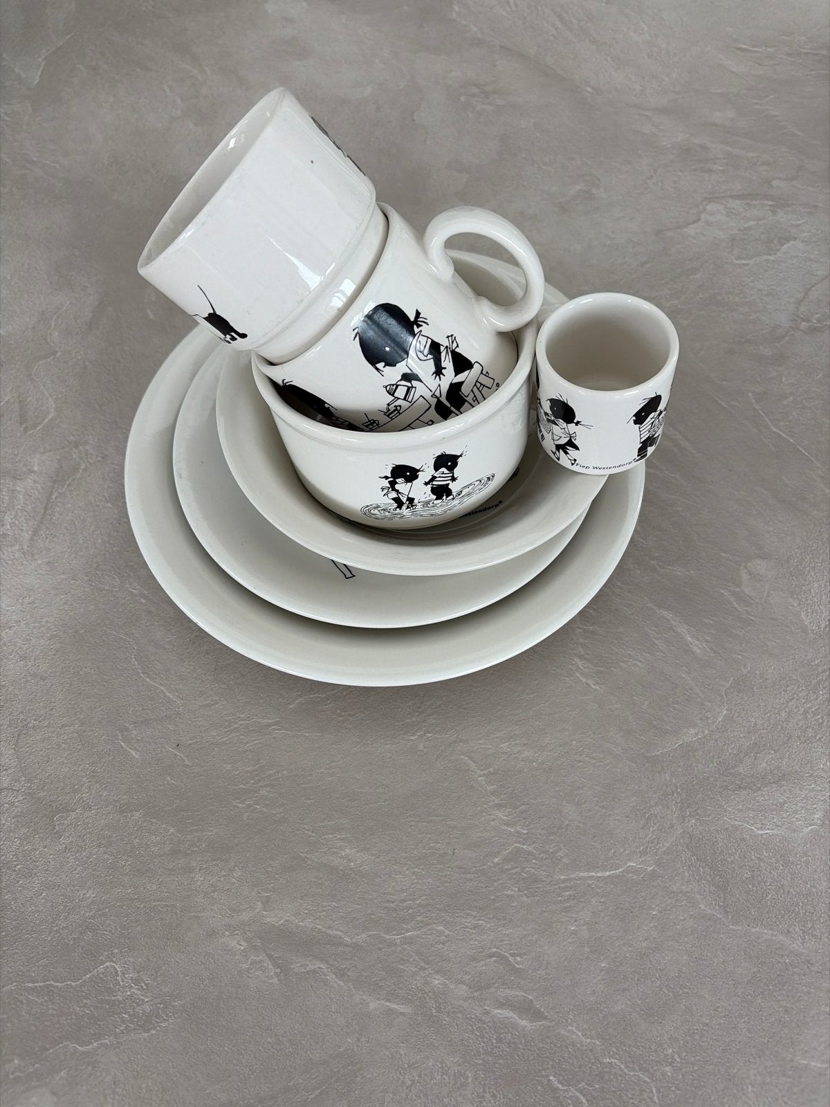 Fiep Westendorp Servies - Jip en Janneke, Huis en Inrichting, Keuken | Servies, Overige merken, Keramiek, Ophalen of Verzenden